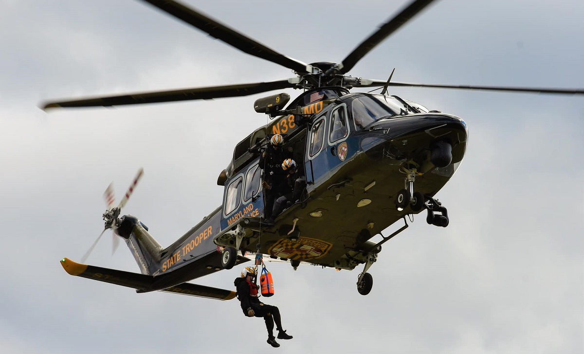 Maryland State Police Hoist Trauma Patient From Cruise Ship Near St