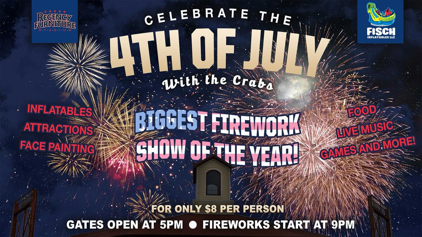 Celebrate 4th Of July At Regency Furniture Stadium - The BayNet