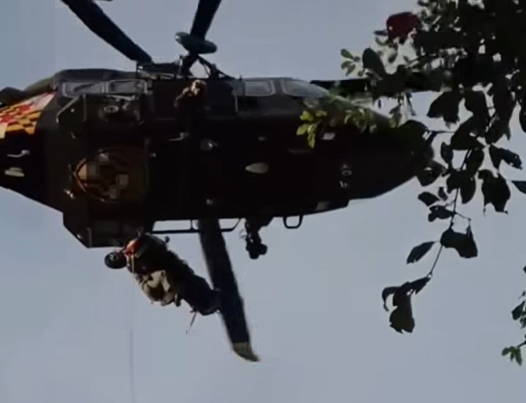 msp tobacco MSP Trooper 7 Airlifts Injured Hiker After 25-Foot Fall In Port Tobacco  [VIDEO]