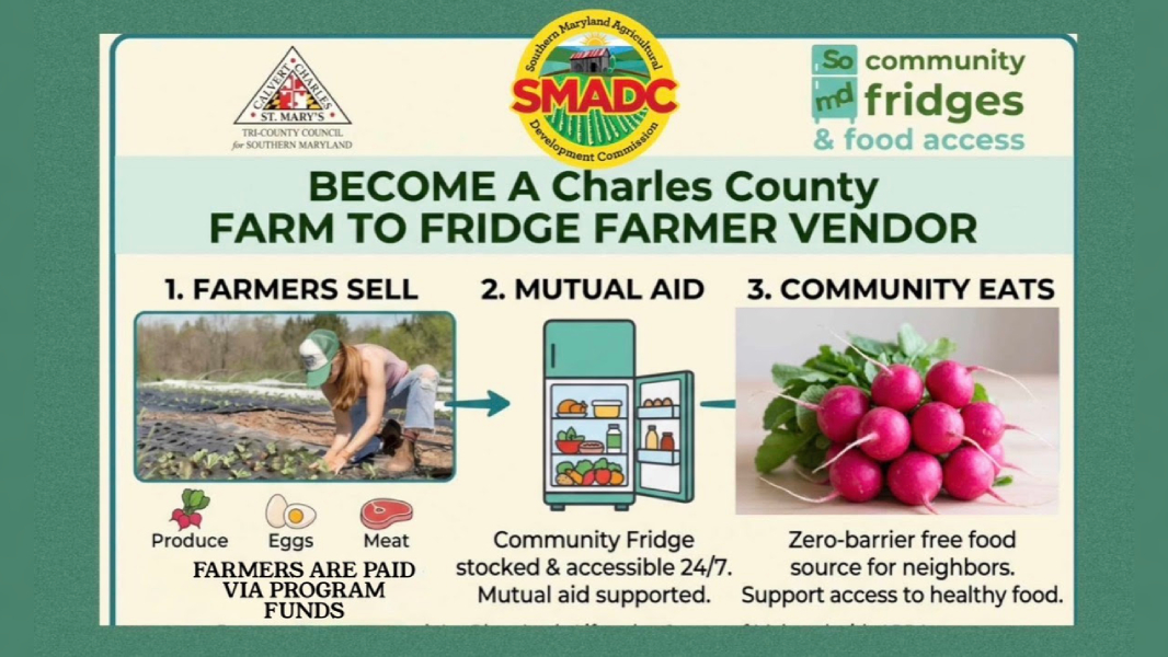 Local Farmers Invited To Join Charles County Farm To Fridge Program