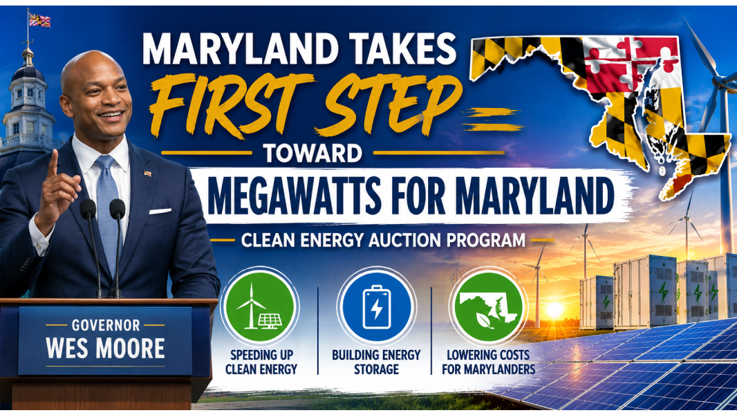 Governor Moore Calls For Developers To Partner On “Megawatts for Maryland”