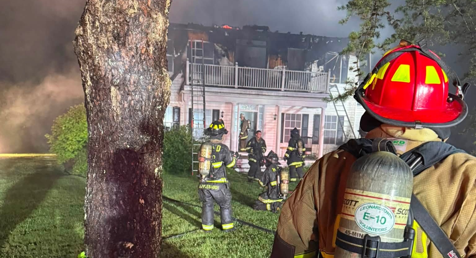 Fundraiser Launched After Lightning-Sparked Mechanicsville House Fire Leaves Father, Son Displaced