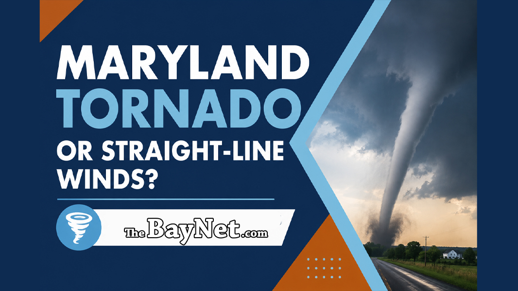Maryland Tornado Or Straight-Line Winds? Here's How Officials Tell The Difference